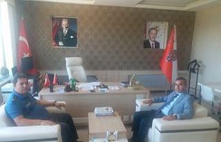 Kaymakam Atasoy’dan emniyete ziyaret