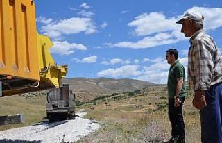 Kaymakam Çelik, çalışmaları yerinde inceledi