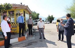 Kaymakam Çelik, Covid-19 denetimlerine katıldı