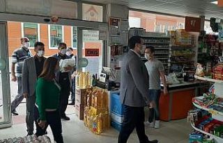 Kaymakam iş yerlerini denetledi
