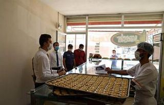 Kaymakam Kırçuval’dan korona denetimi