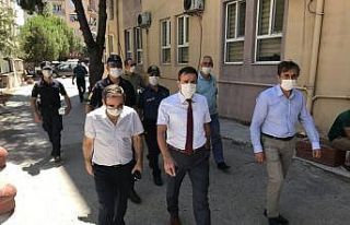 Kaymakam Memiş koronavirüs denetimine katıldı