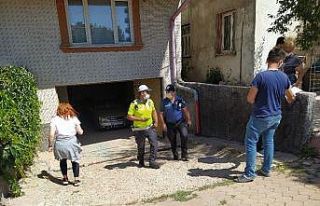 Kendi kullandığı araç ezdi