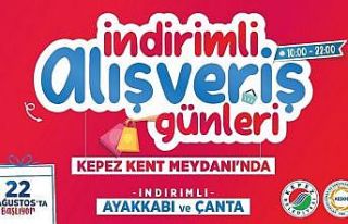 Kepez’de indirimli alışveriş günleri başlıyor