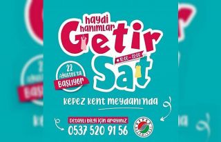 Kepez’de kadınlara ikinci el eşyalarını satma...