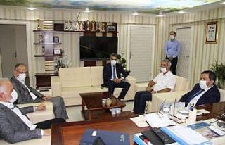 Kızılay yönetiminden Bentli’ye ziyaret