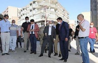 Kızıltepe’da yol yapım çalışmaları