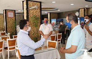 Kızıltepe’de korona virüs denetimi