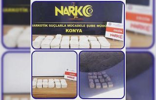 Konya’da 8 kilogram eroin ele geçirildi