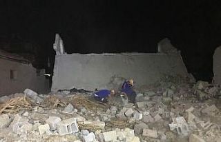 Konya’da boş müstakil ev çöktü