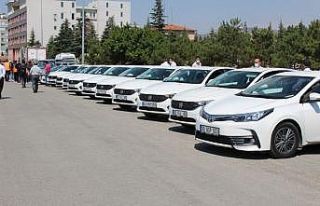 Konya’da kamu araçları İl Sağlık Müdürlüğüne...
