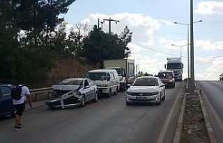 Köprüde zincirleme trafik kazası