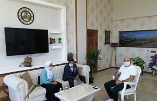 Kore Gazisinden Kaymakam Akbulak’a  ziyaret