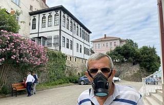 Korona virüse karşı gaz maskesi