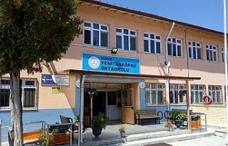 Köy okulunda tüm hazırlıklar tamamlandı