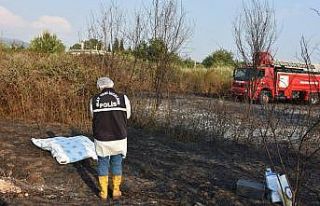 Köyceğiz’de alevlerin arasında kalan yaşlı...