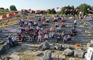 Kremna Antik Kenti’nde 2 bin yıl sonra meclis toplandı