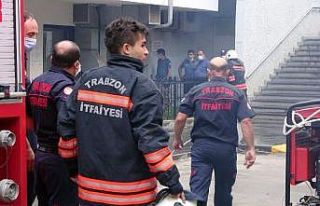 KTÜ Farabi Hastanesi’ndeki yangın paniğe neden...