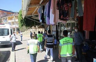 Kulp’ta korona virüs denetimleri