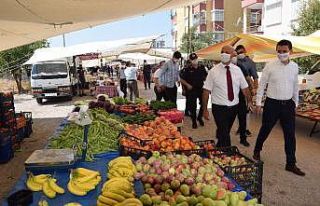 Kumluca’da korona virüs denetimi