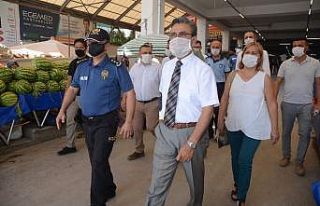 Kuşadası’nda korona virüs denetimleri devam ediyor
