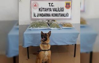 Kütahya’da evin çatısında bin 530 gram kubar...