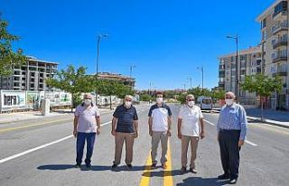 Malatya Büyükşehir yol çizgisine ağırlık verdi