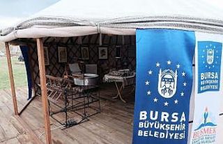 Malazgirt’de yörük çadırına yoğun ilgi