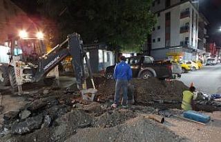 Malazgirt’te su boruları yenileniyor