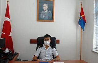 Malkara jandarma komutanı Teğmen İsmail Erdoğan...