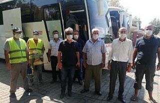 Manavgat’ta taksi ve toplu taşıma araçları dezenfekte...