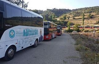 Manisa Büyükşehir Belediyesi yangın bölgesi için...