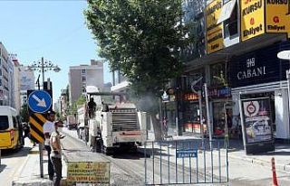 Maraş Caddesi’nde yenileme çalışmaları başladı