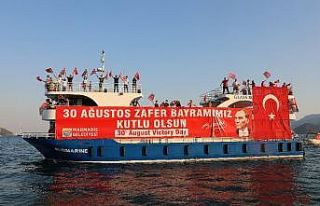 Marmaris’te 30 Ağustos coşkuyla kutlandı