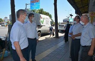 ’Maskeni tak, sosyal mesafeyi uygula’ denetimi