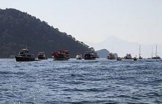 Mavi vatan Göcek’te Zafer Bayramı kutlaması