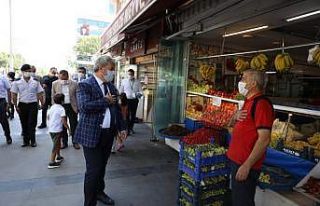 Melikgazi’de maske mesafe ve temizlik tam not aldı