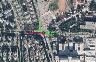 Meltem Bulvarı ile Tarık Akıltopu Caddesi kesişim...