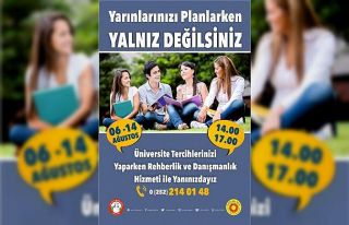 Menteşe Belediyesinden öğrencilere danışmanlık...