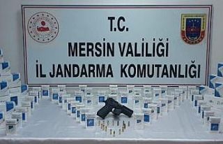 Mersin’de 430 paket gümrük kaçağı sigara ele...