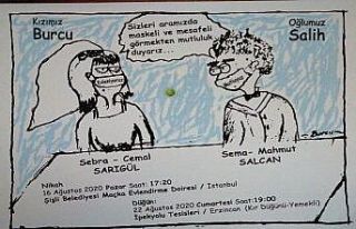 Mesafe ve maskeye dikkat çeken davetiye bastılar