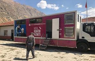 Mobil kuaför Korkuteli’nde 245 vatandaşa hizmet...