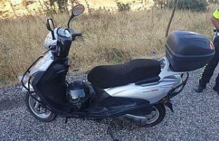Motosiklet takla attı 2 kişi yaralandı