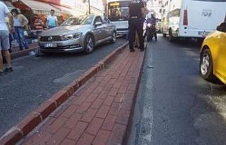 Motosikletten fırlayan sürücü ağır yaralandı