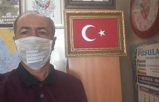 Muhtardan ilginç Covid-19 ilanı