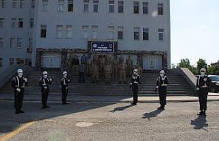 Muş İl Jandarma Komutanlığında devir teslim töreni