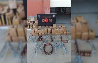 Nazilli’de sahte bandrollü içki operasyonu