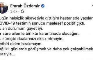 Niğde Belediye Başkanı Emrah Özdemir korona virüse...