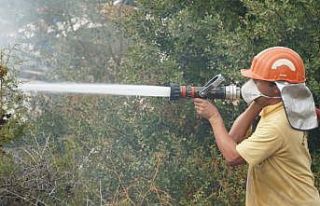 Ocakta unuttuğu yemek evini yaktı