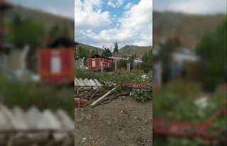 Ocakta unutulan yemek yangın çıkardı